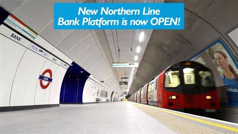 The Northern Line Platform At Bank Reopens Youtube