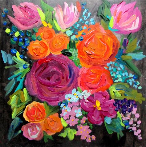 17 Abstract Acrylic Painting Ideas Flowers  Paint
