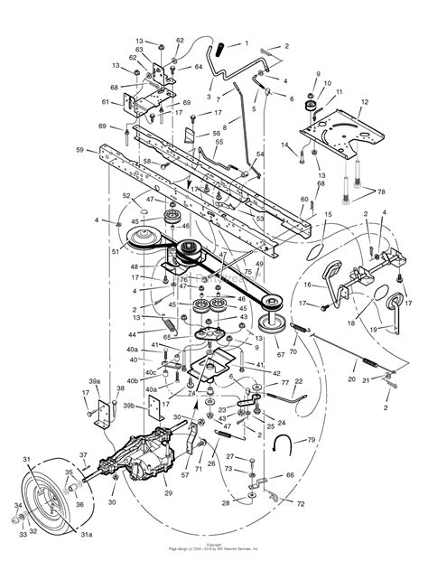 Murray Lawn Mower Parts Diagram Drive Belt Murray 42 Inch Riding