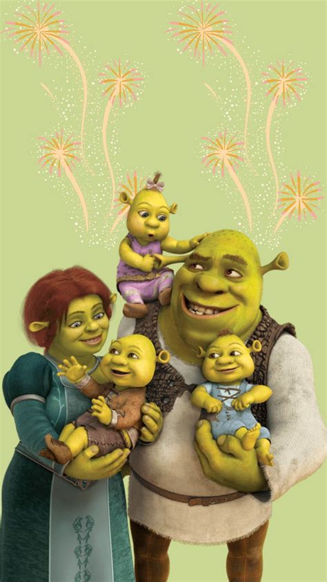 Wallpapers Shrek Personajes De Shrek Fiona Y Shrek Hijos De Shrek