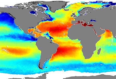 Ocean Salinity Map Wayne Baisey