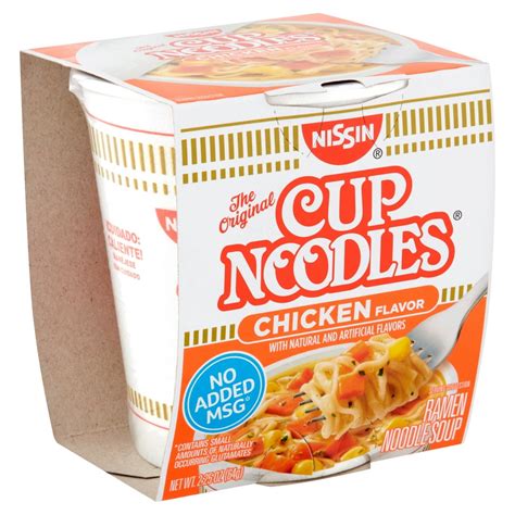 Nissin The Original Cup Noodles Chicken Flavor Ramen Noodle Soup 225 Oz