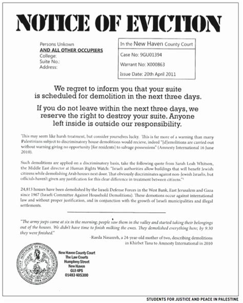 Printable Fake Eviction Notice Printable World Holiday