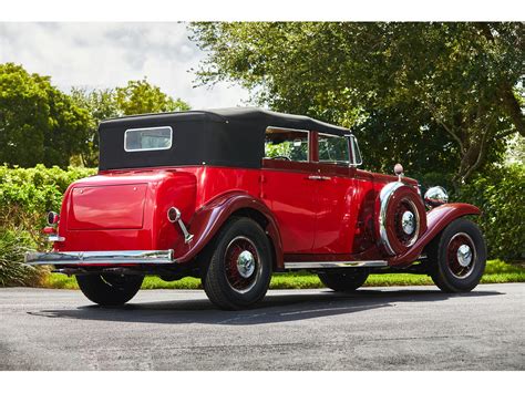 1931 Marmon Sixteen Convertible Sedan By Lebaron Hershey 2022 Rm