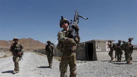 Us Soldier Killed In Action Taliban Attack Afghan Police Base
