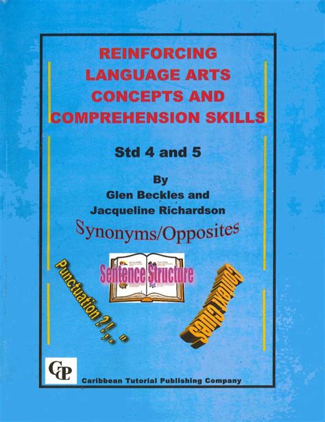 Reinforcing Language Arts Concepts And Comprehension Skills Std 4and5