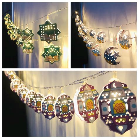 Ramadan Lights Decorations Moon Star Led String Lights Eid Mubarak