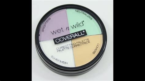 Reseña Wet N Wild Coverall Correcting Palette Youtube
