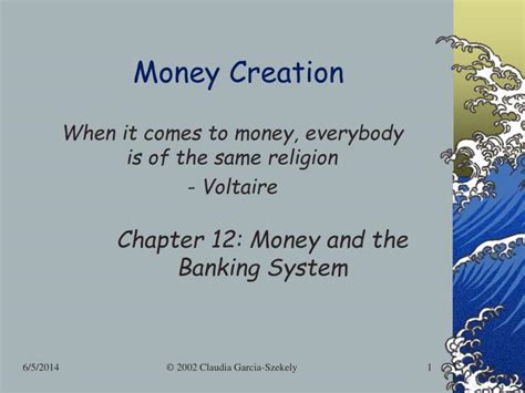 Ppt Money Creation Powerpoint Presentation Free Download Id1034485