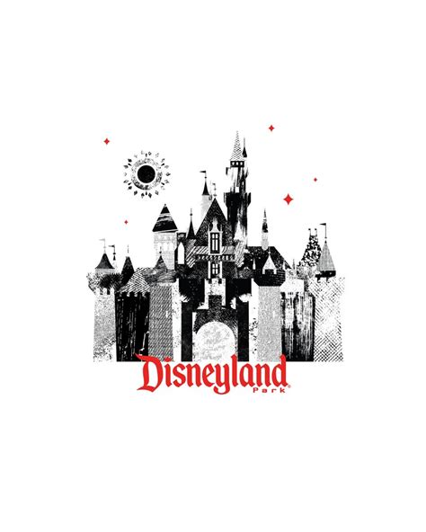 Disneyland Castle Forever Print Etsy