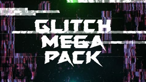 Free Glitch Mega Pack Trailer 30 Glitch Backgrounds Youtube