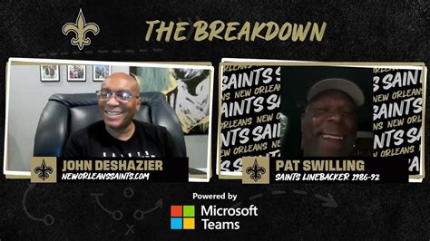 Saints Vs Ravens Week 9 Breakdown W Pat Swilling New Orleans Saints