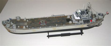 Lst Landing Ship Tank Plastic Model Military Ship Kit 1245