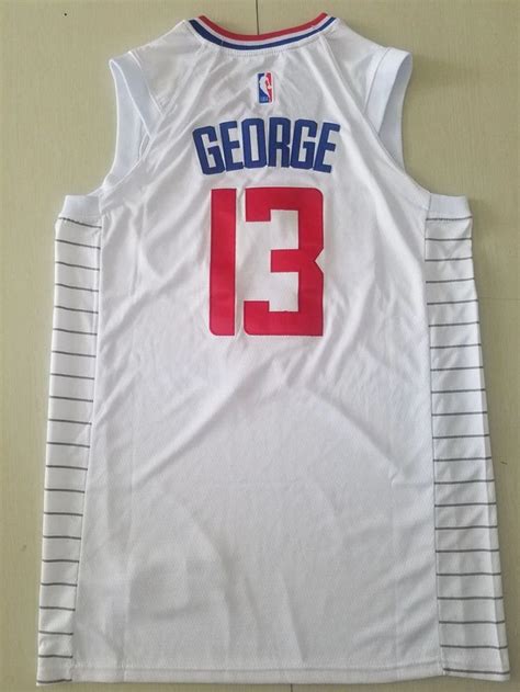 Paul clifton anthony george ▪ twitter: Men 13 Paul George Jersey White Los Angeles Clippers ...