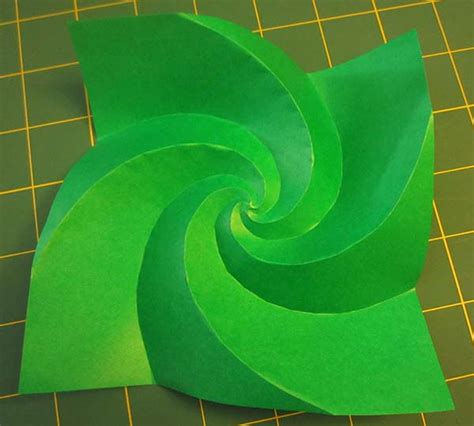 Origami Spiral Creases