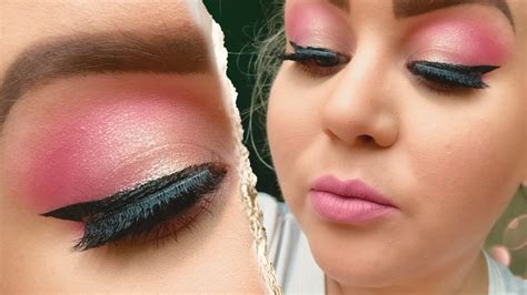 Easy Pink Eyeshadow Makeup Tutorial Abh X Amrezy Palette Shannon