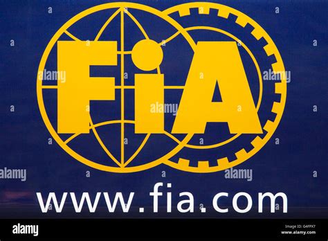 Federation Internationale De Lautomobile Fia Logo Stock Photo Alamy