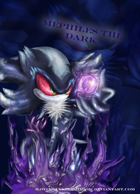 Mephiles The Dark Sonic The Hedgehog Photo 33977312 Fanpop