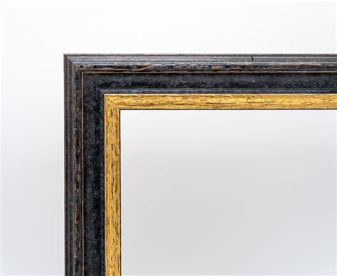 Black With Gold Picture Frames Of The Series 528 Photo Etsy Uk