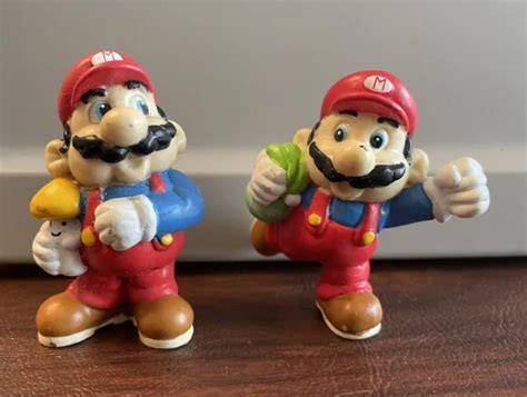 Vintage 1989 Super Mario Bros Applause Pvc Figures Nintendo Rare Lot