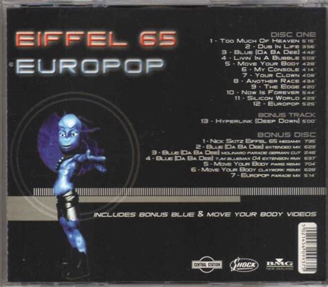 Eiffel 65 Europop Limited Edition 2 Cd Eurodance 90 Cd Shop