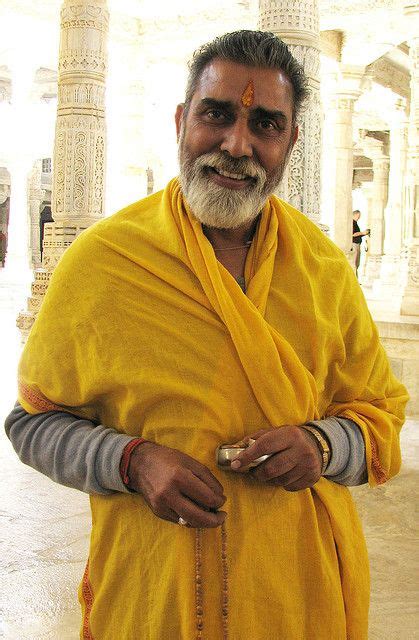 Jain Priest At The Chaumukha Temple Ranakpur Rajasthan India Who We