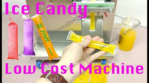 ice candy making packing machine automatic liquid pouch packaging machine youtube
