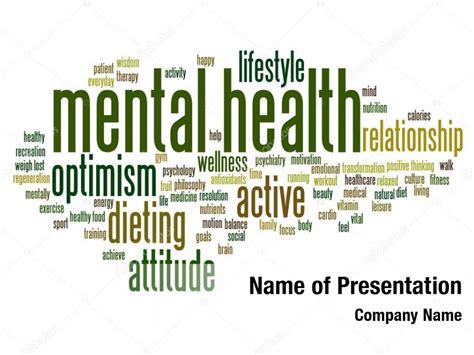Health Conceptual Mental Positive Powerpoint Template Health
