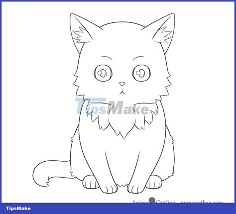 How To Draw Anime Cats In Detail Step By Step