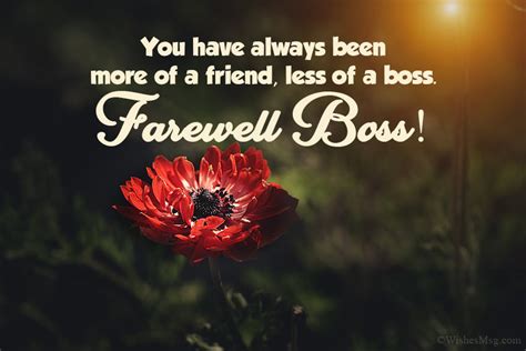 130 Farewell Messages To Boss Goodbye Wishes Wishesmsg