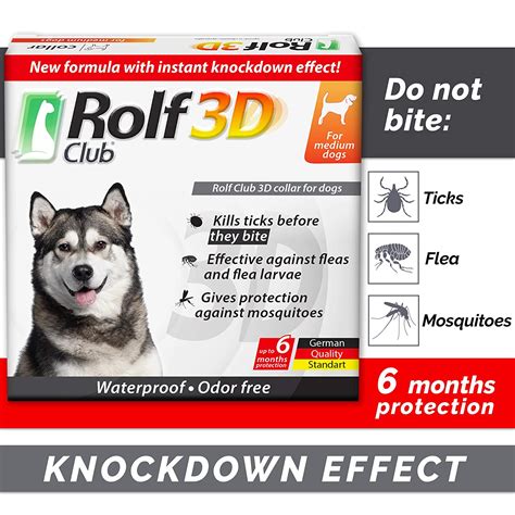 Reviews Rolf Club 3d Flea Collar For Dogs Flea And Tick Prevention