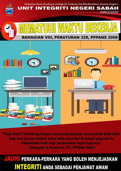 Kami , pegawai awam malaysia dengan sepenuh dan rela hati berikrar mempertahankan dan memperkukuhkan integriti perkhidmatan awam dengan mencegah dan membenteras segala bentuk rasuah, salah guna kuasa dan penyelewengan melalui. HEBAHAN INTEGRITI 2020