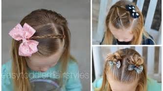 The tresses can go straight down or allowed to fall with natural kinks and bends. 3 Quick and Easy Toddler Hairstyles for Beginners - YouTube