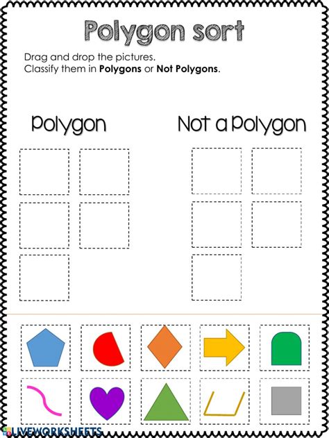 Polygon Not A Polygon Worksheet