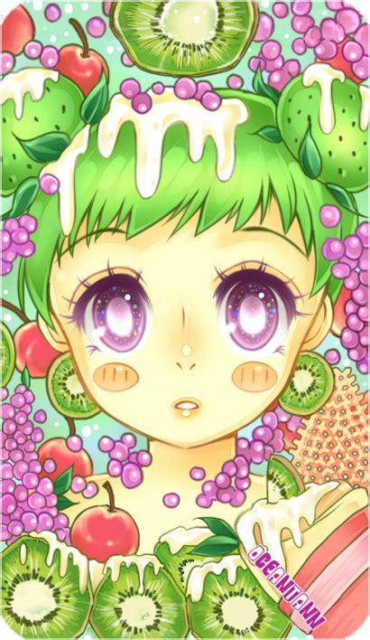 Kiwi Cake By Oceantann On Deviantart Cute Art Kawaii Art Cute Anime