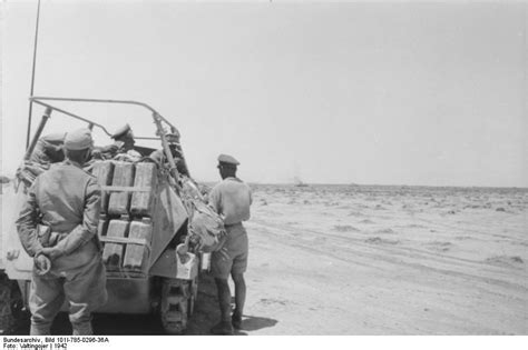 Photo Erwin Rommel In The SdKfz 250 3 Command Vehicle Greif North