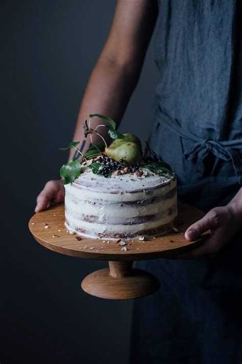 We Made A Cake Stand With Nutsandwoods A Gluten Free Elderberry Pear