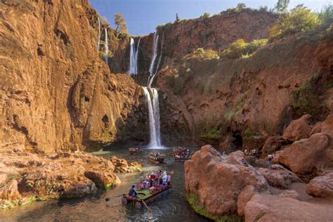 Ouzoud Waterfall Near Marrakech In Morocco Stock Photo