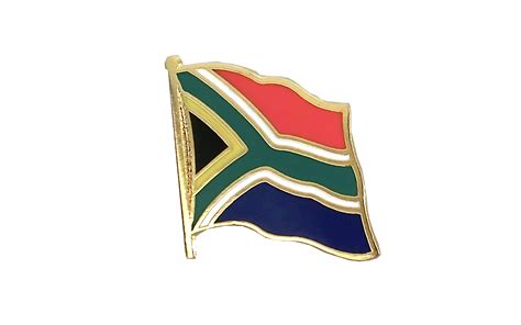 South African Flag Lapel Pin Royal Uk