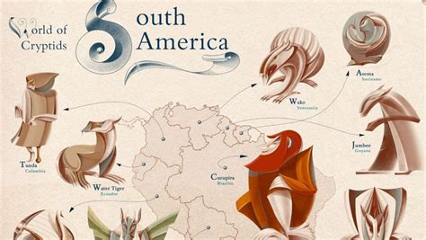Map Shares Every Countrys Most Famous Mythical Creature Nerdist