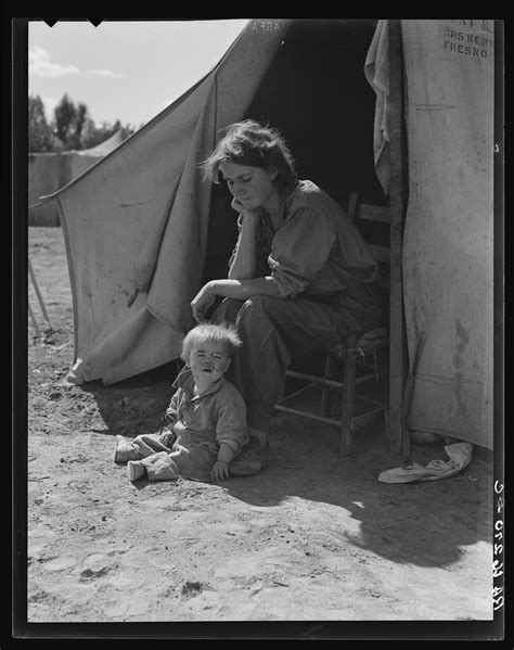 Eighteen Year Old Mother From Oklahoma Now A California Migrant By Dorothea Lange