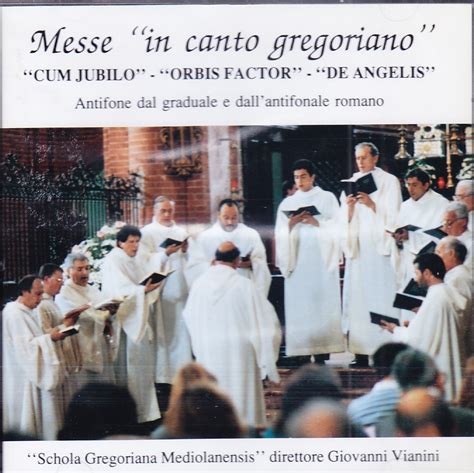 Messe In Canto Gregoriano Cd