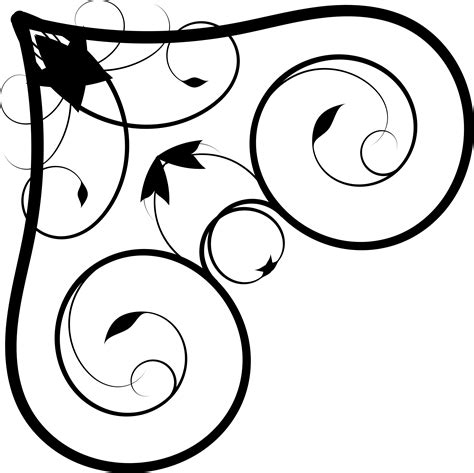 Simple Flourish Png Png Image Collection