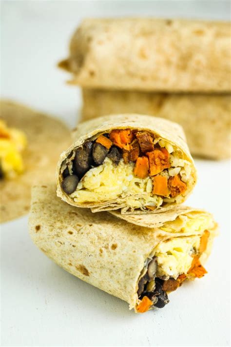 Sweet Potato Breakfast Burritos From The Fitchen