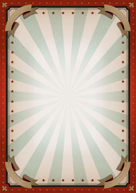 Vintage Blank Circus Poster Sign 332814 Vector Art At Vecteezy