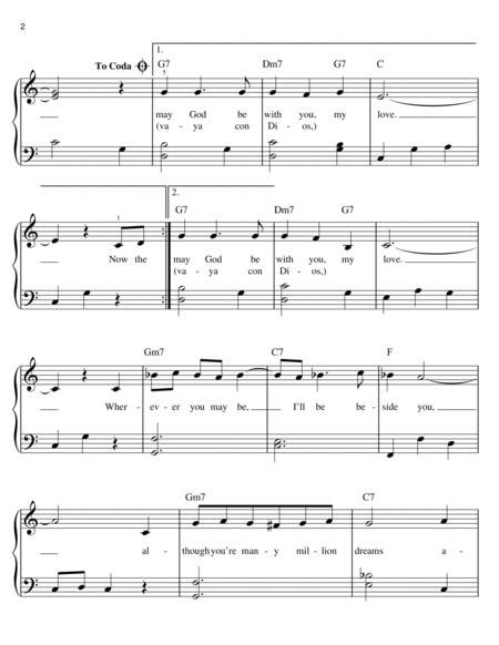 Vaya Con Dios May God Be With You By Les Paul Digital Sheet Music For Score Download