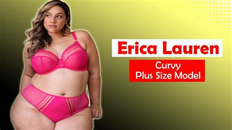 erica lauren biography of american plus size model curvy instagram star biography