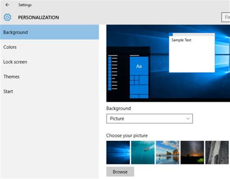 Customizing Windows 10 Taskbar Home Screen And Lock Screen