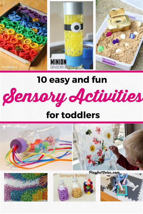 12 Easy And Fun Sensory Activities That Toddlers Will Love Playful Notes