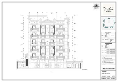 Neo Classic Mixed Use Building Designandworking Drawings Behance